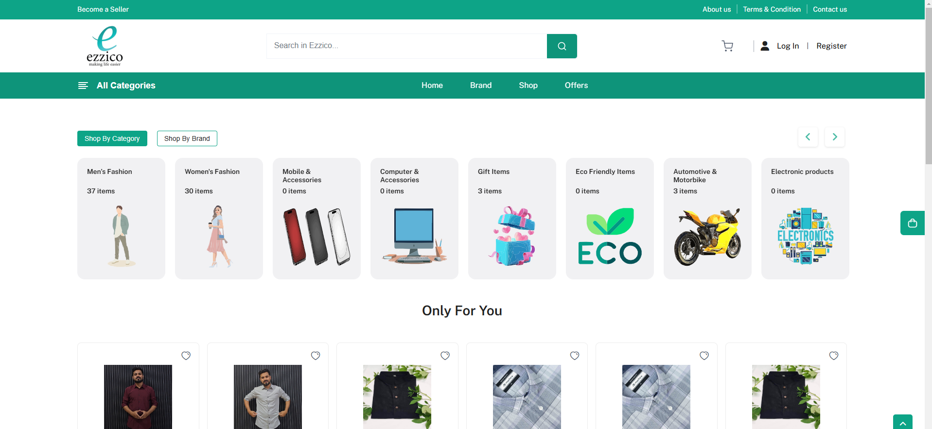 Multi Vendor E-commerce Website