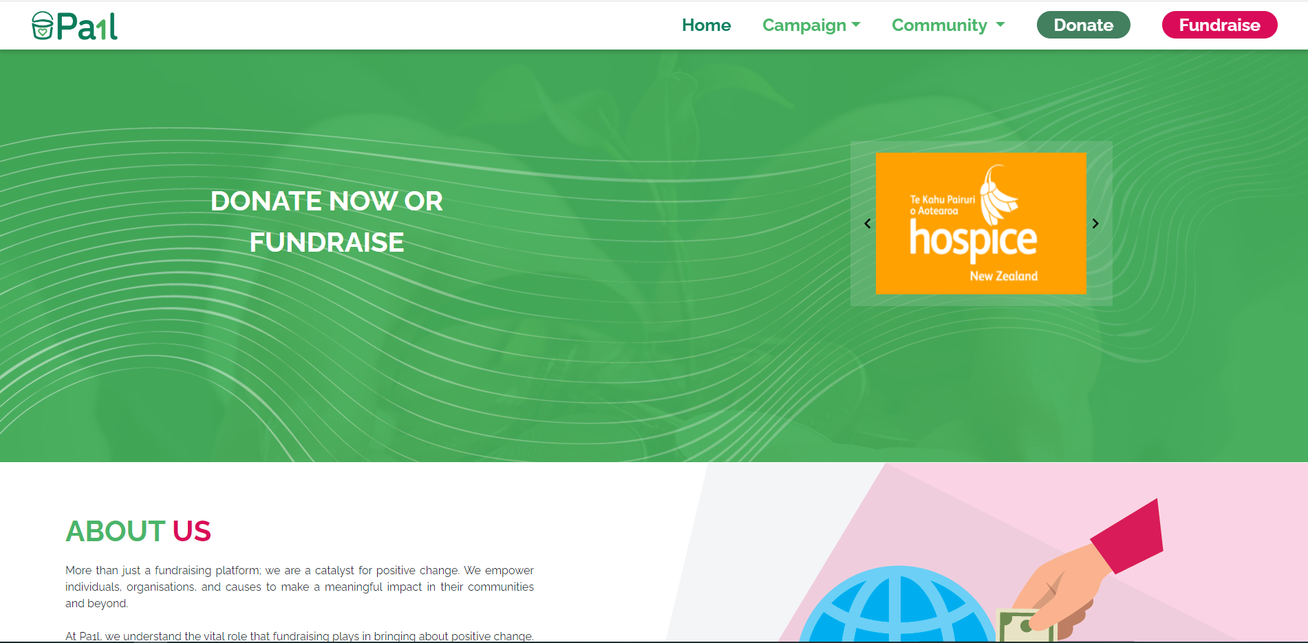 Fundraising Website & App